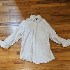 UNTUCKit Men's Classic White Dress Shirt